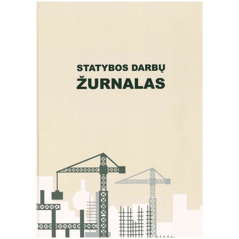 statybos-darbu-zurnalas-a4-106lp Statybos darbų žurnalas A4 106 lapai - Image 1
