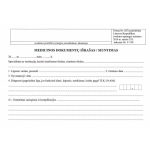 027/a Medicinos dokumentų išrašas 500 vnt.