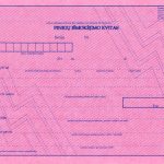 Pinigų išmokėjimo kvitas A6, be Nr.