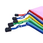 Plastikinis vokas su užtrauktuku A4, 180mkr, permatomas - Image 3