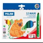 Flomasteriai Milan Maxi, 12sp.