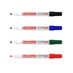 Žymeklių rinkinys baltai lentai W-500, ErichKrause, storis 0.8-2.5mm, 4 sp. - Image 2