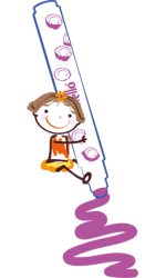 Flomasteriai SUPER BABY, Fiorello, 8 sp. - Image 2