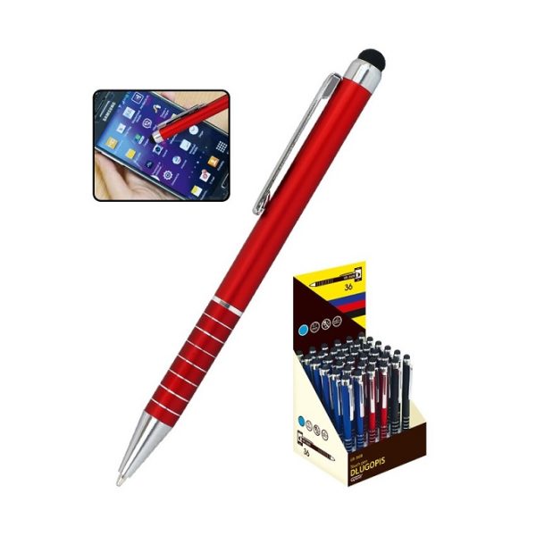 Pasukamas tušinukas TOUCH PEN , GRAND, storis 0.7mm, mėlynos sp.
