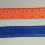 Plastikinė liniuotė Grand, 15cm, nepermatoma