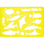 Plastikinė liniuotė trafaretas ANIMALS, Centrum - Image 8