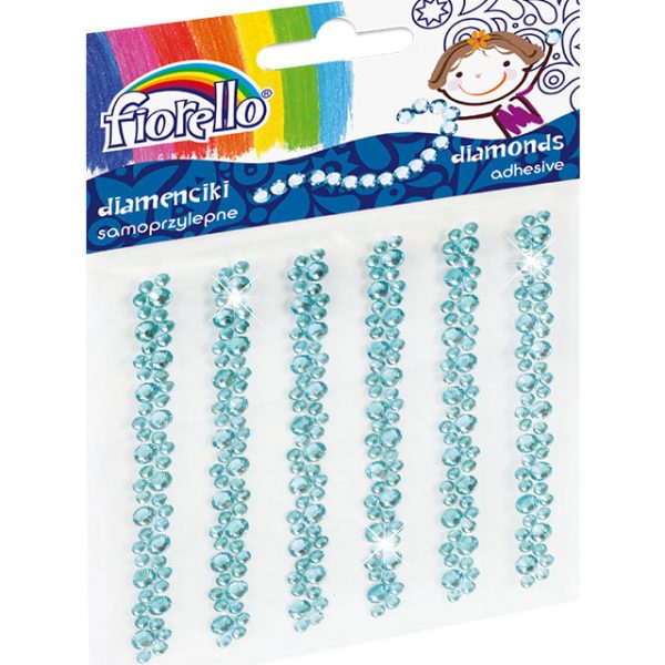 Dekoratyvinai krištoliniai karoliukai GR-DS041, Fiorello, limpantys