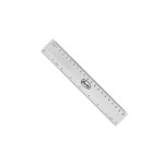 Plastikinė liniuotė FOROFIS, 20cm, skaidri, blisteryje