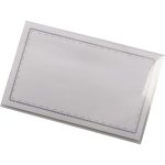 Vardinės kortelės dėklas 90x57mm, horizontalus, su segtuku - Image 2