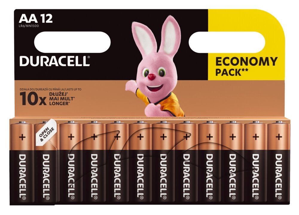 beterijos 203334_1607935803 Baterijos Duracell Basic, AA (LR6), 12 vnt. - Image 1