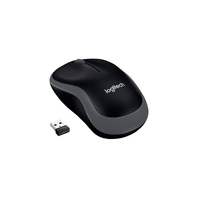 beviele-pele-logitech-m185-juoda-pilka Bevielė pelė Logitech M185, juodos/ pilkos sp. - Image 1