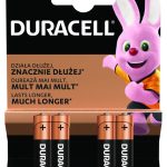 Baterijos Duracell Basic, AAA (LR03), 4 vnt.