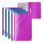 Plastikiniai segtuvėliai permatomu viršeliu FIZZY VIVID, ErichKrause, A4, 160mkr, 20vnt.