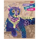 Sąsiuvinis "Bright world",Hatber, A5, langeliais, 96 lapai, su žvilgančiu viršeliu