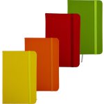 Užrašų knyga CENTRUM, A6, 80 lapų, linija, su skirtuku, gumele, kietu viršeliu, 140x90mm