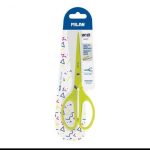 Žirklės MILAN ACID, 17 cm, universalios ( tinka ir kairiarankiams), ryškiai žalios sp.