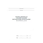 Įvadinių (bendrųjų) civilinės saugos instruktavimų registravimo žuranalas, 24l. - Image 3