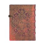 Prabangi, rankų darbo užrašų knyga CARMINE, Paperblanks, 240 psl., 120gsm., su skirtuku, vokeliu, metaliniu užsegimu - Image 3