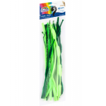 Šenilo vielos strypeliai GR-CH018, Fiorello, 30cm, 20 vnt., žalios sp.