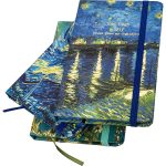 Užrašų knygelė "Vincent van Gogh", A6, kietu puošniu viršeliu, 80 lapų, linija, su skirtuku ir gumele, 140x 90mm - Image 6