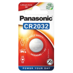 Elementas PANASONIC Lithium, CR2032 (DL2032), 1 vnt.