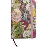 Užrašų knygelė "Flowers", Centrum, A6, 80 lapų, 77gsm, linija, kietu viršeliu, su skirtuku ir gumele - Image 3