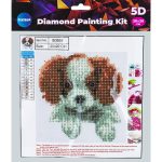 Deimantinės mozaikos rinkinys KIT „PUPPY”, 200x200mm
