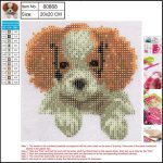Deimantinės mozaikos rinkinys KIT „PUPPY”, 200x200mm - Image 2