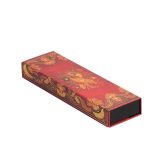 Prabangus, rankų darbo penalas FIAMMETTA, Paperblanks, su aukso sp. detalėmis, 220x68x30, su magnetiniu uždarymu