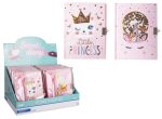 Užrašų knygelė - dienoraštis LITTLE PRINCESS & UNICORN, MP, A5, 80 lapų, 80gsm, su spynele ir magišku rašikliu - Image 2