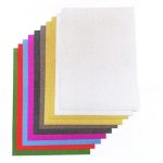 Lipnus blizgantis popierius GALERIA PAPIERU, Gliter, color mix A4, 150 g/m2